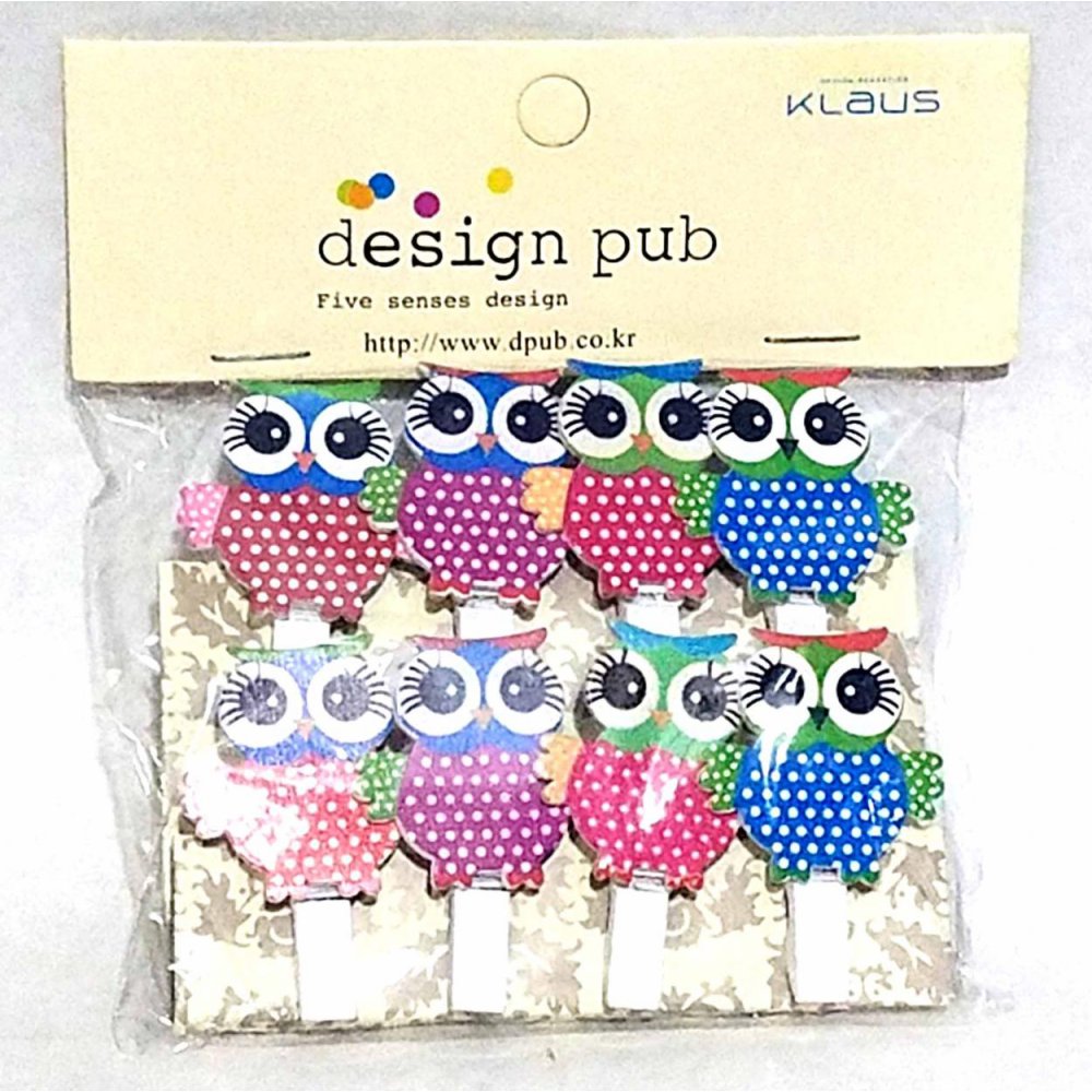 BROCHES BUHO SET X 8